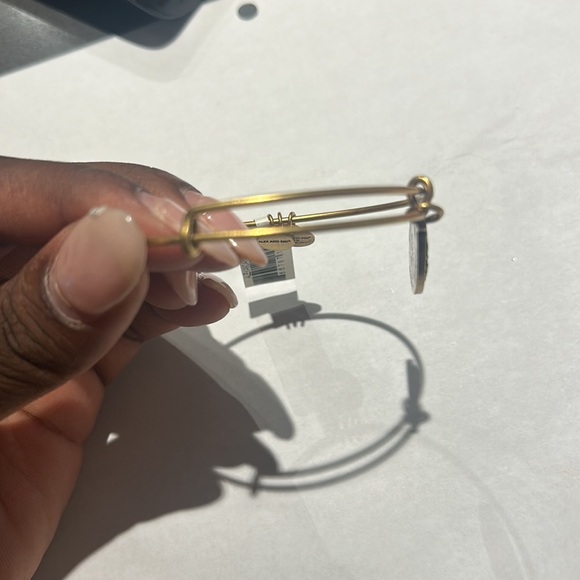 Alex and Ani sister adjustable brass bangle - Picture 5 of 6